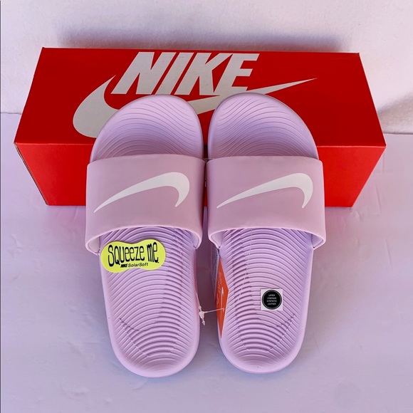 ❣️LAST PAIR❣️NEW Nike Kawa Kids JDI Slide Sandals Flops Shoes - Picture 2 of 10